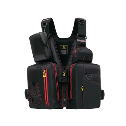 Multi-Functional Life Jacket Vest for Outdoor Fishing – Safety Vest with Storage Pockets & Buoyant Materials