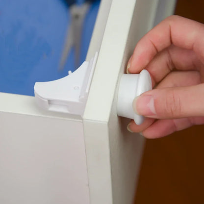 Children’s Magnetic Safety Lock — Baby Protection Drawer & Cabinet Door Lock Limiter for Child Security