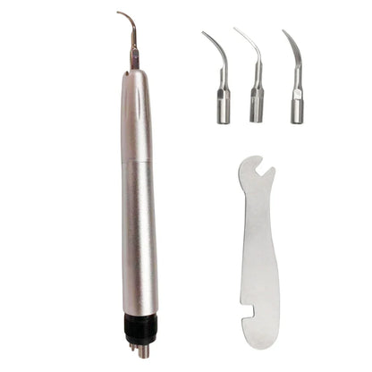 2/4 Holes Dental Ultrasonic Air Scaler Handpiece – Teeth Whitening & Cleaning Tool with 3 Tips for Dentists & Clinics