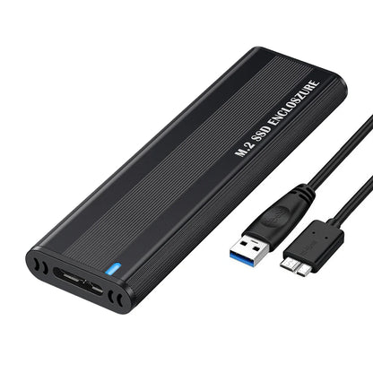 10Gbps M.2 NVMe SSD Enclosure — Solid-State Drive Adapter for 2230/2242/2260/2280 SSDs, Tool-Free Installation