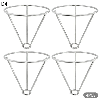 Avocado Seed Starter Vase Holder Set (1/2/4pcs) – Metal Triangle Growing Stand for Avocado, Carrot & Sweet Potato Propagation, Indoor Plant Rooting Kit
