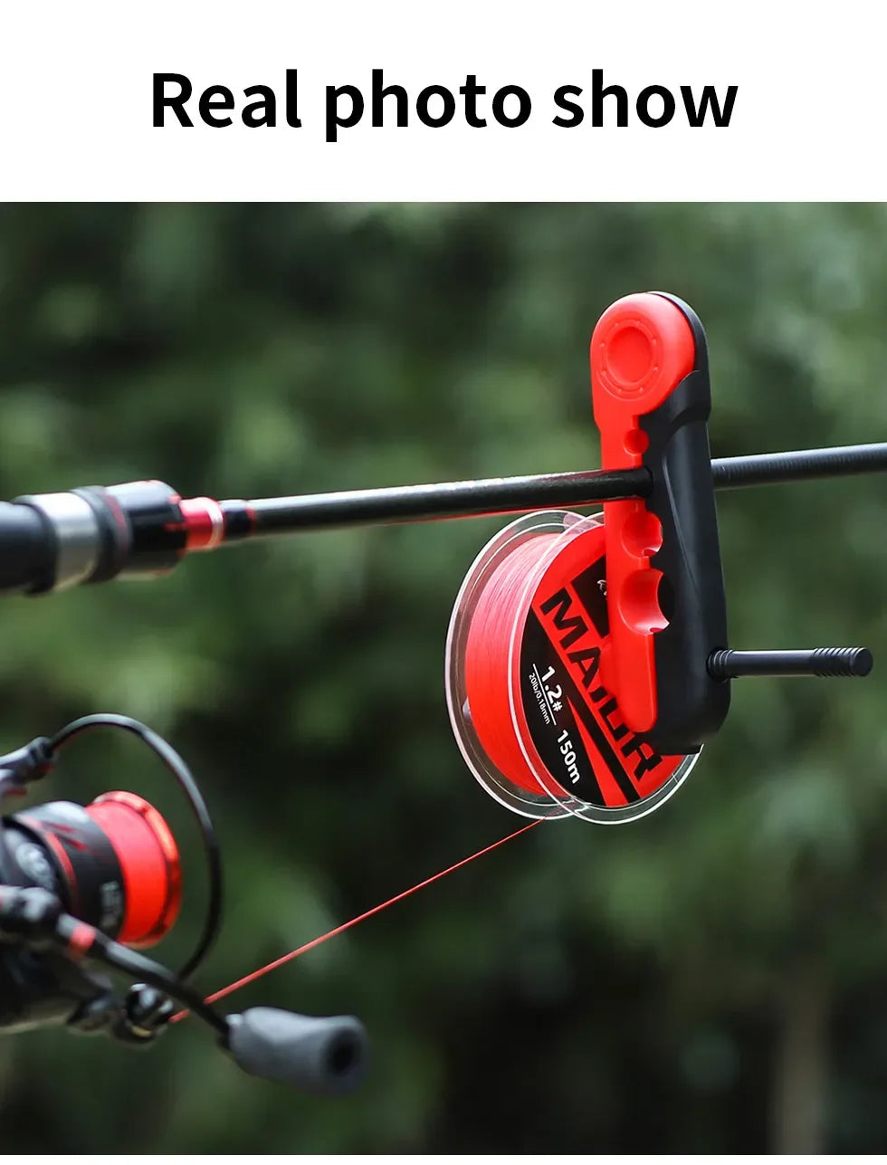 Portable Fishing Line Winder – Reel Line Spooler Machine for Spinning & Baitcasting Reels, Carp Fishing Equipment