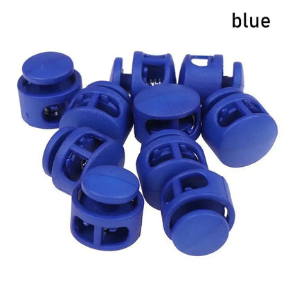 10Pcs Paracord Lanyard Cord Lock Stopper – Spring Toggle Clips for Backpacks, Sportswear, Shoelaces & Bags