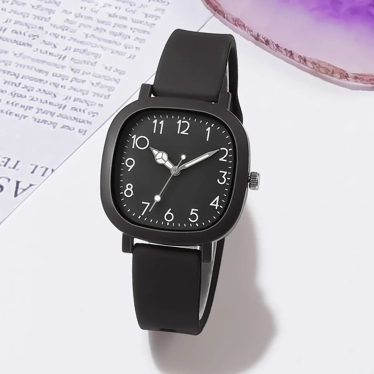 Fashion Women’s Silicone Quartz Watch – Ladies Wristwatch Gift for Christmas & Valentine’s Day