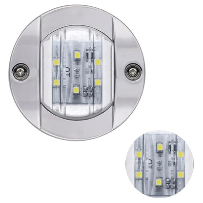 Blue & White Marine LED Deck Courtesy Lights – Waterproof Stern Transom Boat Lamps (1-4pcs)