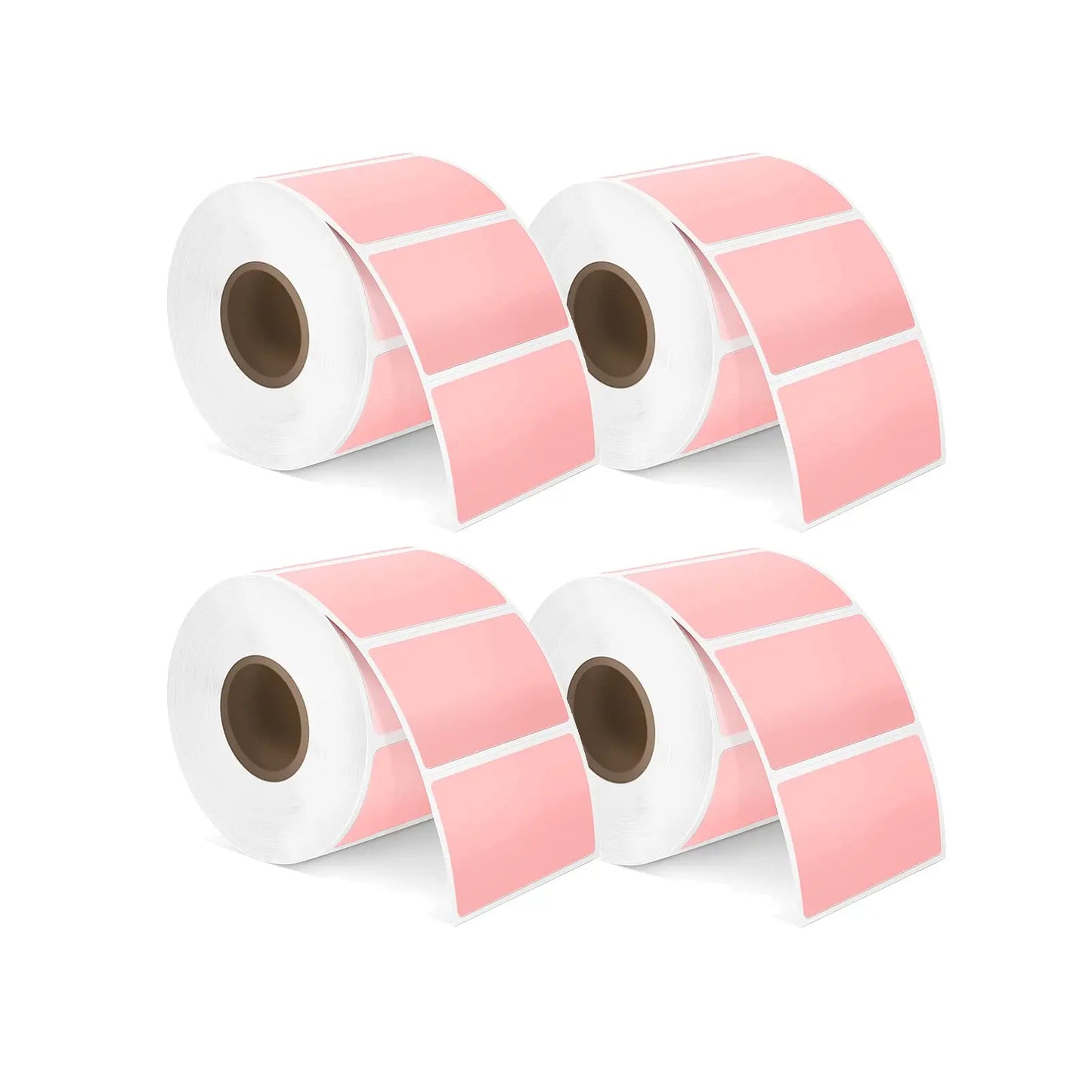 Phomemo 4x6 Thermal Shipping Labels – 500PCS Purple Fanfold Direct Thermal Labels, BPA-Free for Mailing Printer