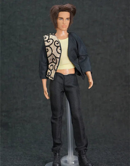 30cm Male Anime Doll Clothes – 1/6 BJD Fashion Casual Suit for KEN Dolls, DIY Reborn Toy Accessories & Gifts