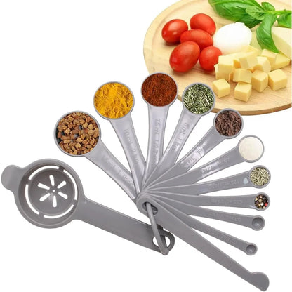 49 Piece Silicone Bakeware Set - Heat Resistant Baking Pans, Bread and Muffin Molds with Measuring Cups and Spoons