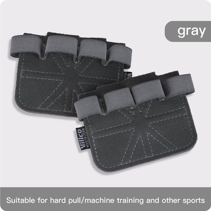 Leather Weightlifting Training Gloves with Palm Protection for Men & Women – Gym Workout, Pull Ups & Fitness Grips