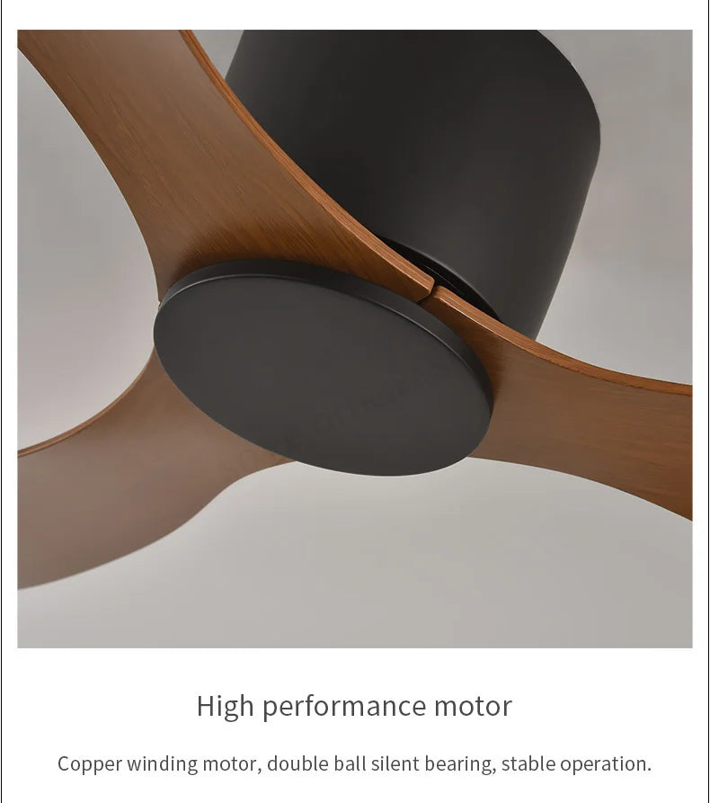 SOVE White Ultra-Thin 17cm DC Ceiling Fan — Low Floor Remote Control, Simple Design, No Light, 220V