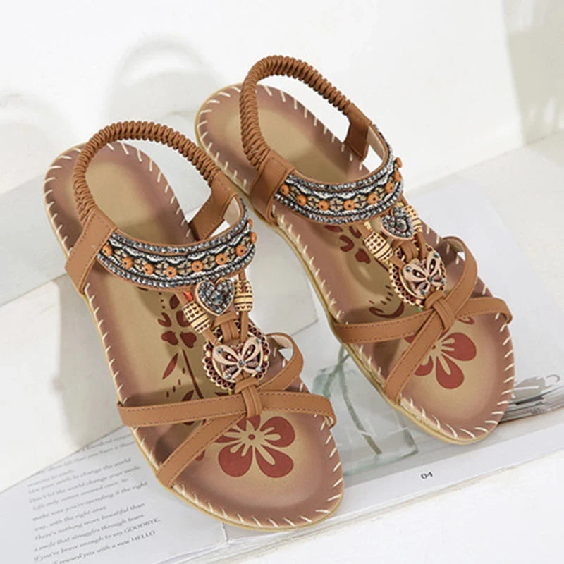 Women’s Summer Casual Sandals - Comfortable Walking Beach Shoes Outdoor Party Footwear for Ladies