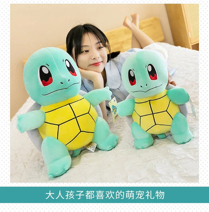 45cm Squirtle Plush Doll – Large Kawaii Pokémon Stuffed Turtle Pillow, Cute Christmas Gift Toy for Boys & Girls