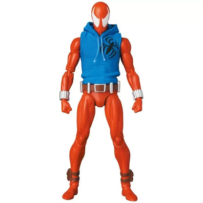 Ct Toys Scarlet Spider Action Figure — Mafex 186 Ben Reilly Comic Version | Spider-Man Anime Collection Model Toy Gift