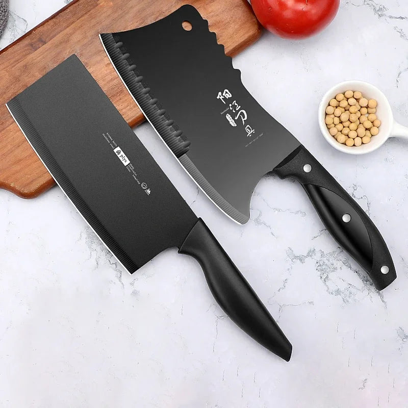 XTL Bone Knife - Dual Purpose Sharp Kitchen Knife, Chef's Commercial Bone Chopping Knife for Household Use