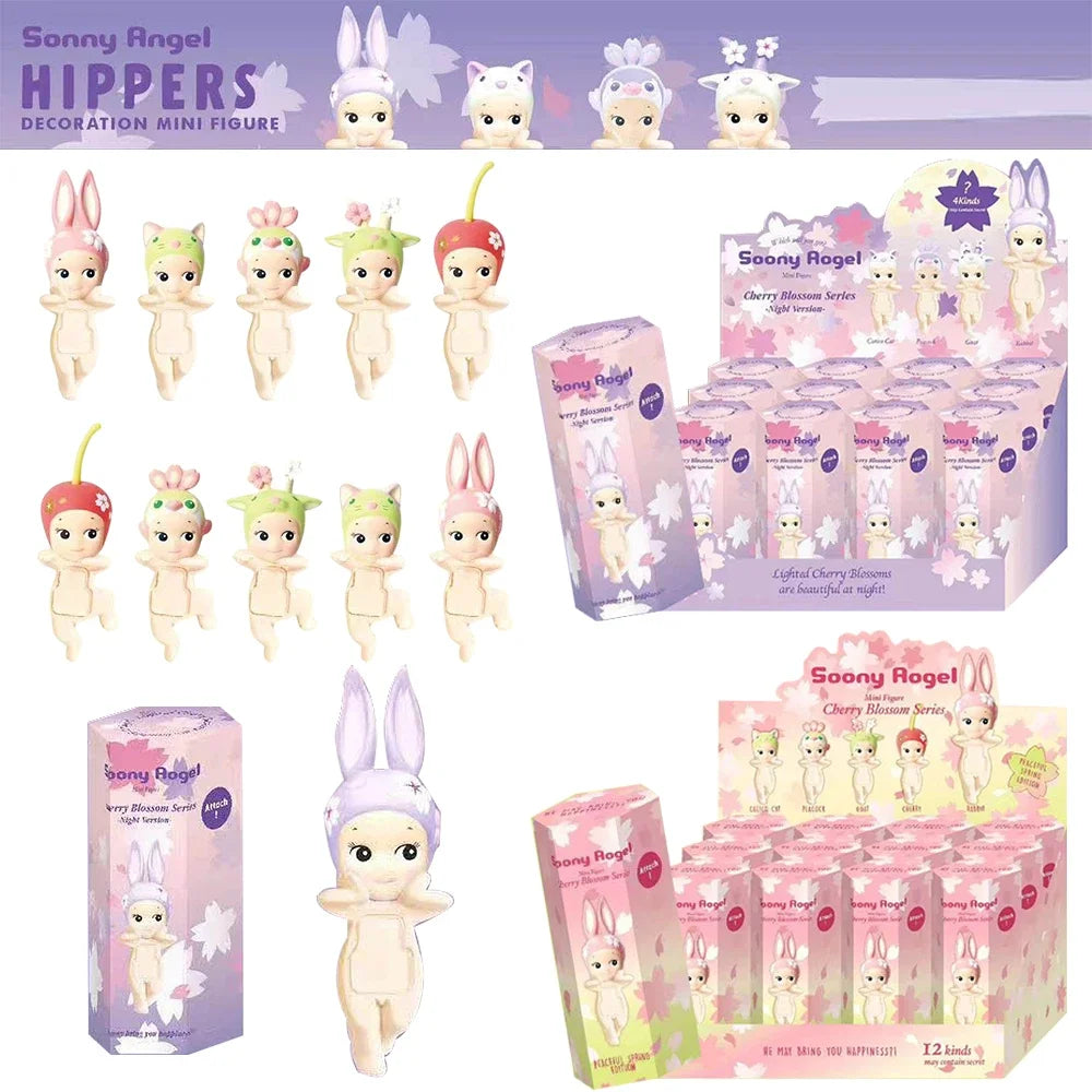 Angel Doll Cherry Blossom Night Series Blind Box | Hippers Action Figure Phone Ornament Gift