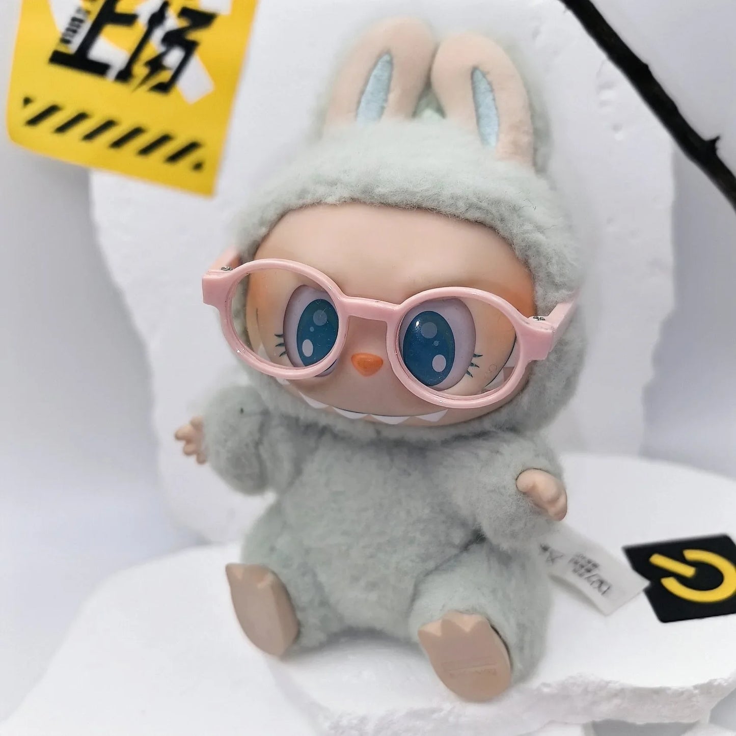 17cm Labubu POP MART Blind Box Doll Clothes – Cute Princess Dress with Suspenders Skirt (Clothes Only)