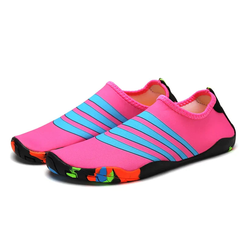Unisex Quick-Dry Aqua Shoes – Breathable Water Sneakers for Swimming, Beach, and Outdoor Upstream Activities (Sizes 35-45)