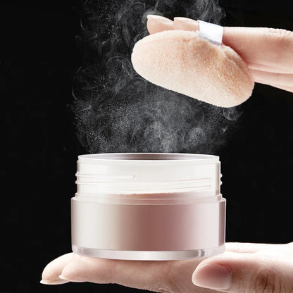 Hydrating Setting Powder - Natural Nude Finish Oil-Control Concealer for All Skin Types