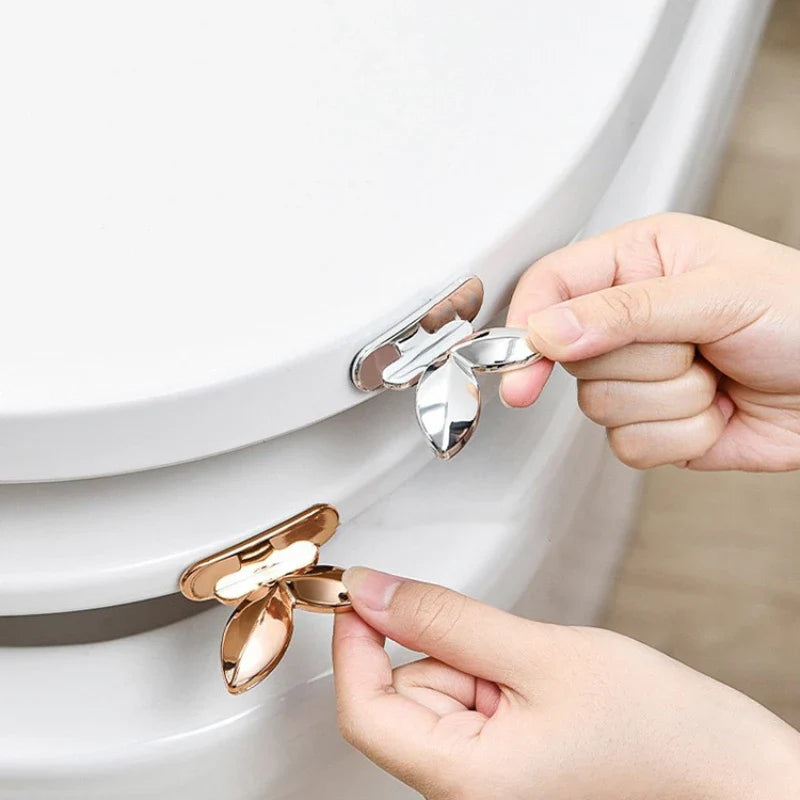 2pcs Multifunctional Portable Toilet Seat Lifters - Keep Hands Clean with Bathroom Seat Flipper & Door Drawer Puller