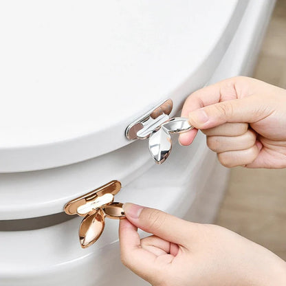 2pcs Multifunctional Portable Toilet Seat Lifters - Keep Hands Clean with Bathroom Seat Flipper & Door Drawer Puller