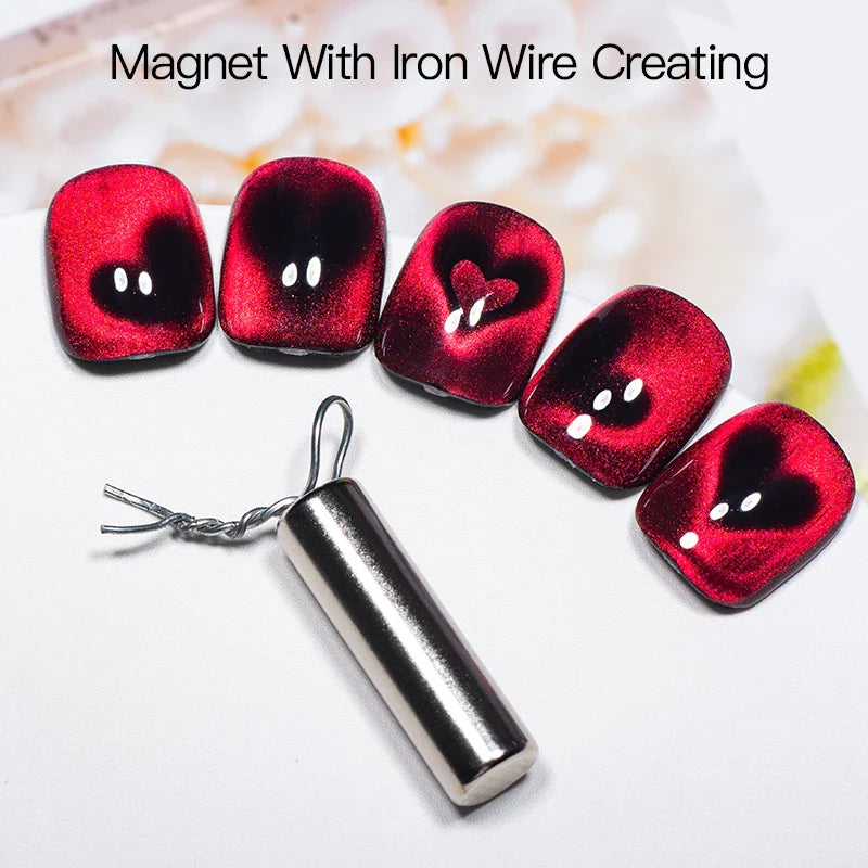 Cat Eye Nail Magnetic Stick – Heart-Shaped Magnet Tool for UV Gel Polish & Manicure Design