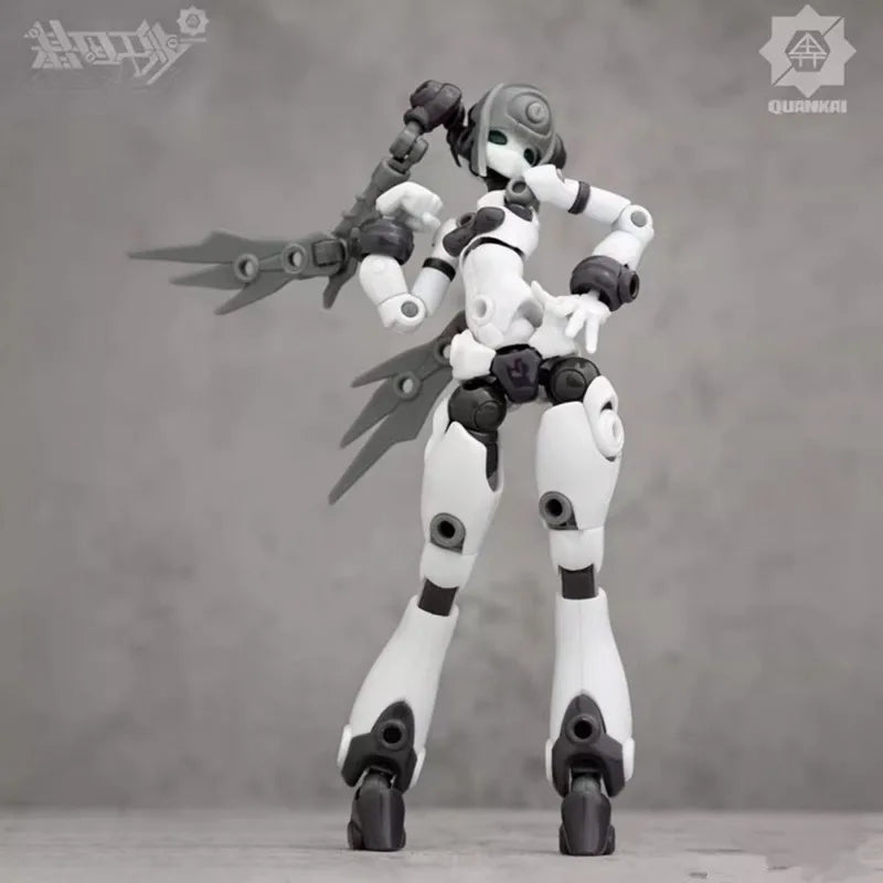 QUANKAI Studio Mobile Suit Girl QK-ST-002 – Gene Interferon Figure Model Toy for Assembly, Collection & Gift