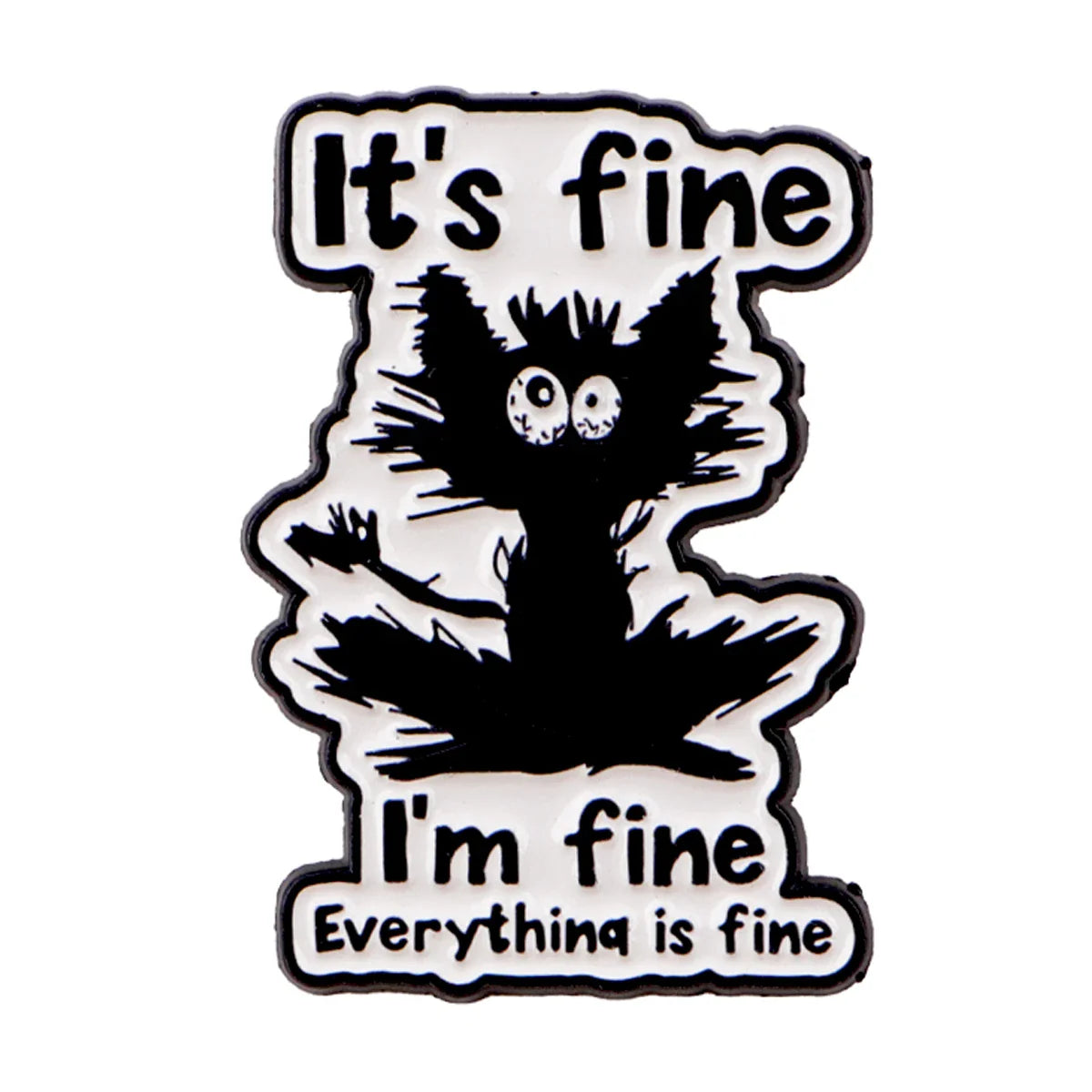 Cute Cat Enamel Pin — Cartoon Animal Lapel Brooch for Backpacks, Cosplay & Kids Gifts