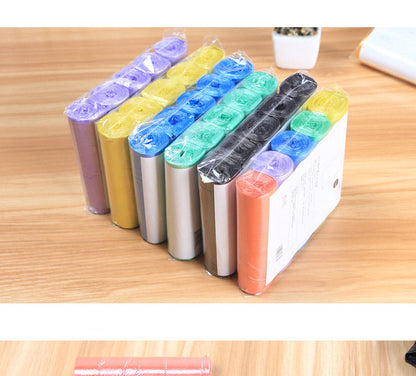 5 Rolls (100PCS) Disposable Trash Bags – Household Kitchen Garbage Bags for Storage & Cleaning