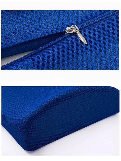 Orthopedic Memory Foam Seat Cushion – Hemorrhoid Relief, Car & Office Chair Lumbar Support, Breathable Pain Relief Pillow