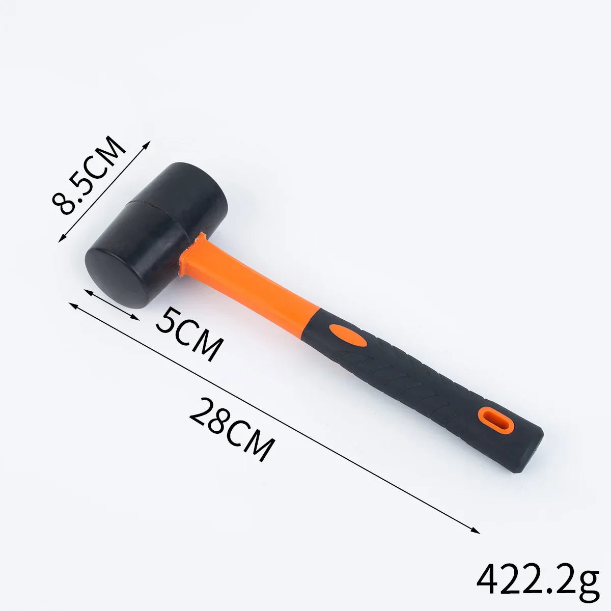 JUSTINLAU Wooden Floor Installation Tool Set – Rubber Hammer & Tile Joint Hand Tools for Flooring Installations