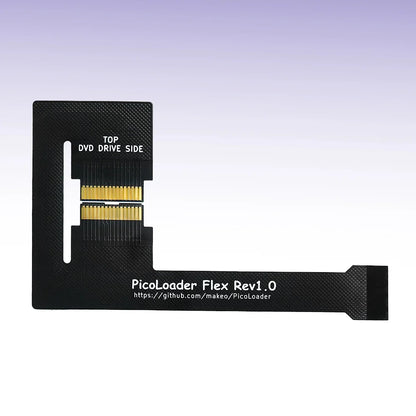 RetroScaler Black PicoLoader Flex Cable – No-Weld SD2SP2/GC2SD SDGecko for Nintendo GameCube Console