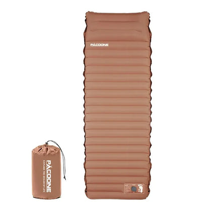 Ultralight Self-Inflating Air Mattress - Thick Splicing Sleeping Pad for Beach, Picnic, and Camping Tent