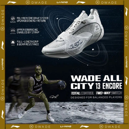 Li-Ning WADE ALL CITY 13 ENCORE Basketball Shoes - BOOM Cushion Balanced Competition Sneakers