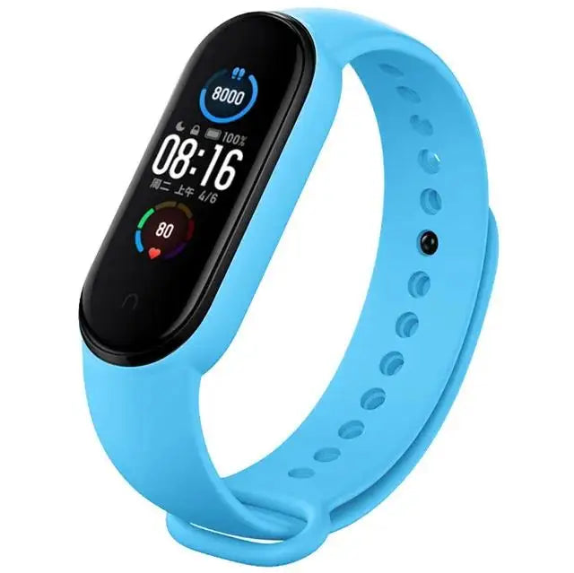 Silicone Watch Strap for Xiaomi Mi Band - Replacement Wristband Bracelet for Mi Band 3 4 5 6 7 Smartwatch Accessories