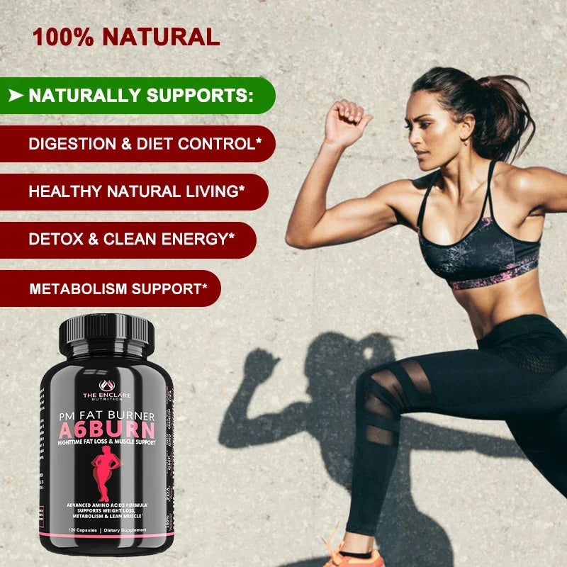 Fat Burner Weight Loss Supplement – Metabolism Booster, Belly Fat Reduction & Sleep Support Nutritional Formula for Healthy Weight Management