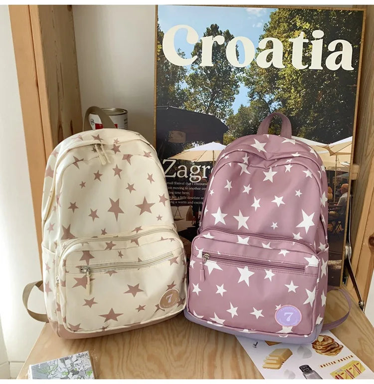 Star Laptop Backpack 17 Inch | Cute Travel & College Bag for Women, Men, Students, Back to School Bookbag