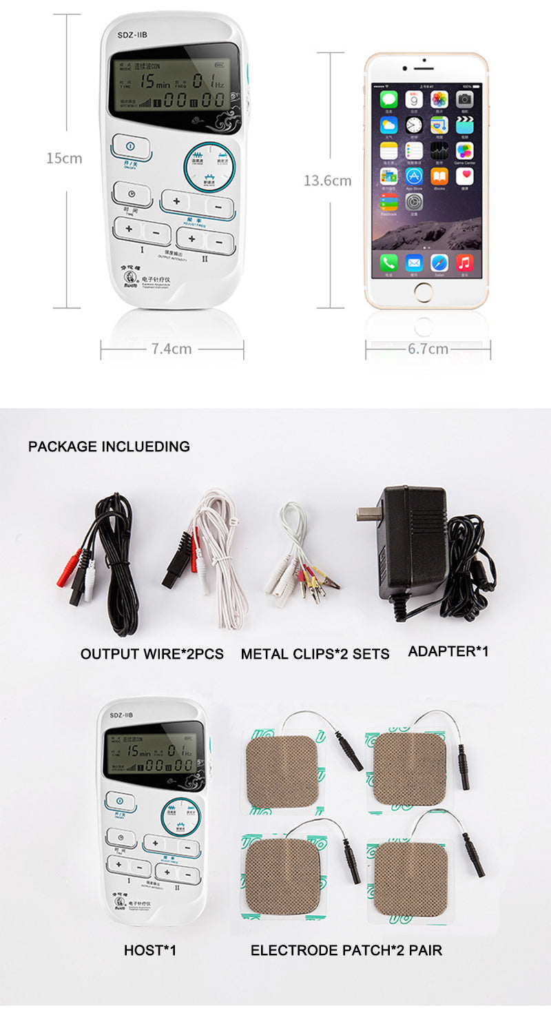 Pulse Massage TENS Unit – Dual Channel Pain Relief & Muscle Recovery, Electronic Acupuncture Treatment Device