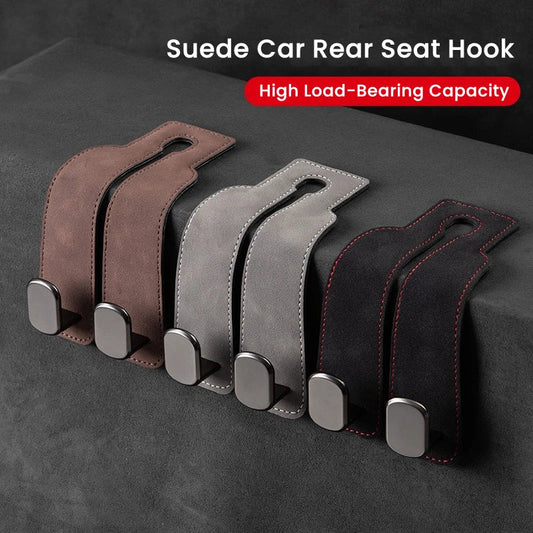 2-in-1 Car Rear Seat Hook – Universal Headrest Hanger Clip, Double Hook Storage for Car Interior Accessories