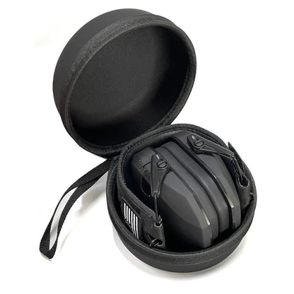 Earmuffs Active Noise-Reduction Headphones — Electronic Hearing Protection for Shooting & Hunting with Carry Case