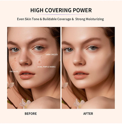 Strong Coverage Tinted Hydrator Makeup – Semi-Matte Finish for Women, Evens Skin Tone & Naturally Moisturizes