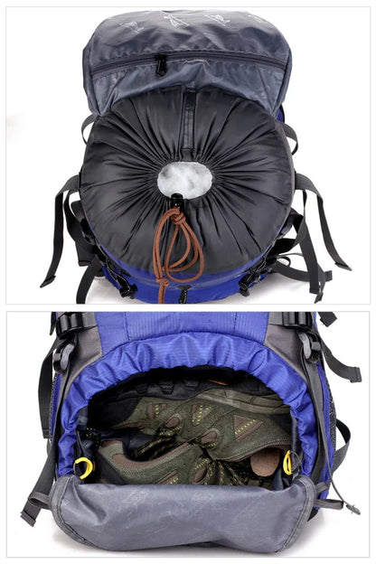 50L Hiking & Camping Backpack — Waterproof Multi-Function Trekking Bag for Women & Men