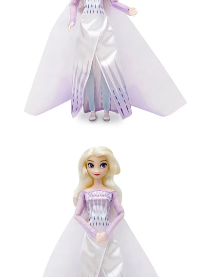 Disney Princess Frozen Elsa & Anna Classic Dolls – Anime Action Dress-Up Toy for Girls’ Gift