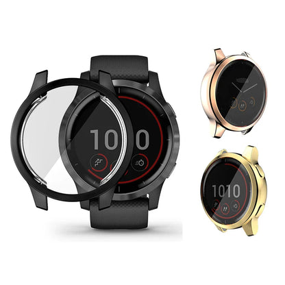 Protective Case Cover for Garmin Venu 2/2S/2 Plus, Venu 3/3S, Vivoactive 4/4S – Screen Protector Shell for Garmin Smartwatches