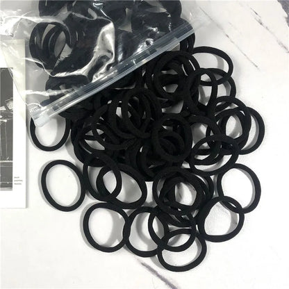 20/50PCS Hair Bands for Women & Girls - 4cm Elastic Rubber Ties, Simple Ponytail Holders & Hair Accessories