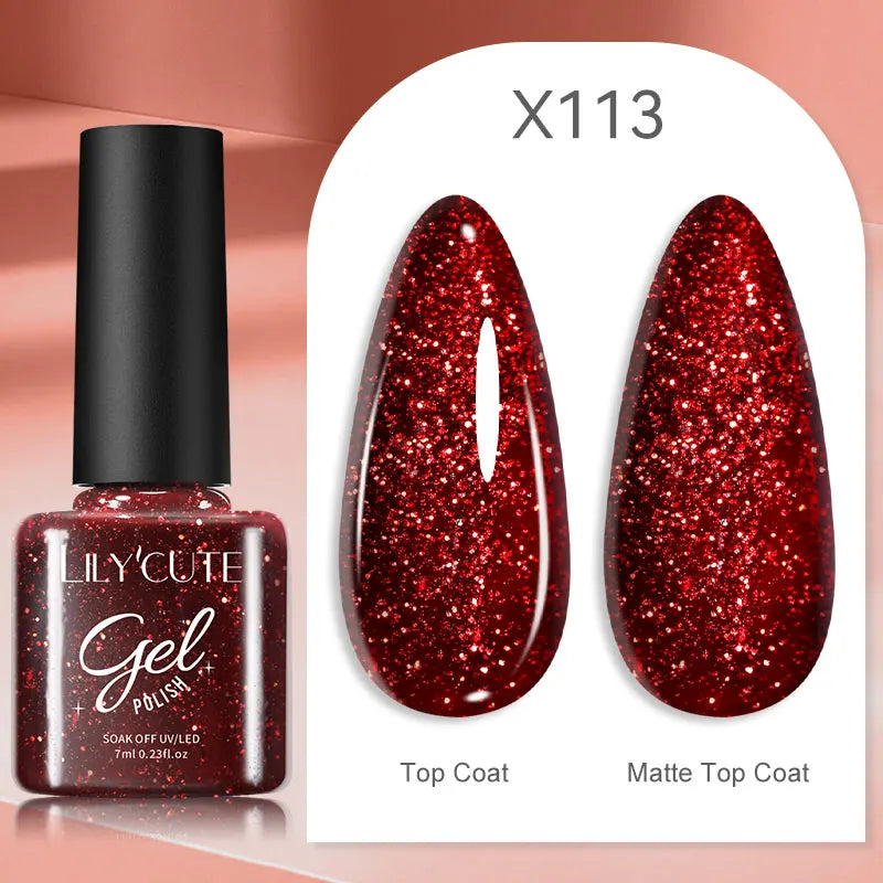 LILYCUTE 5ml Silver Metallic Liner Gel Polish – Super Bright UV Nail Art Stripe & Drawing Paint Varnish, Mirror Effect Graffiti Gel