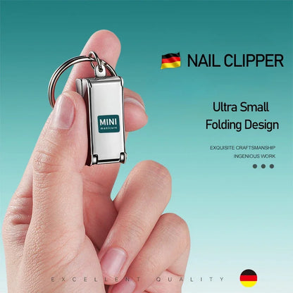 Portable Nail Clippers & Scissors – Collapsible Stainless Steel Fingernail Cutter Manicure Tools