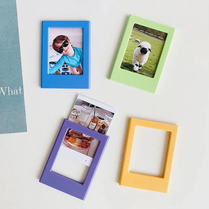 3-Inch Magnetic Photo Frames for Fujifilm Instax Mini – Compatible with Mini 12/11/Evo/40/7+/25/90/99/SE/Link2/3 Film