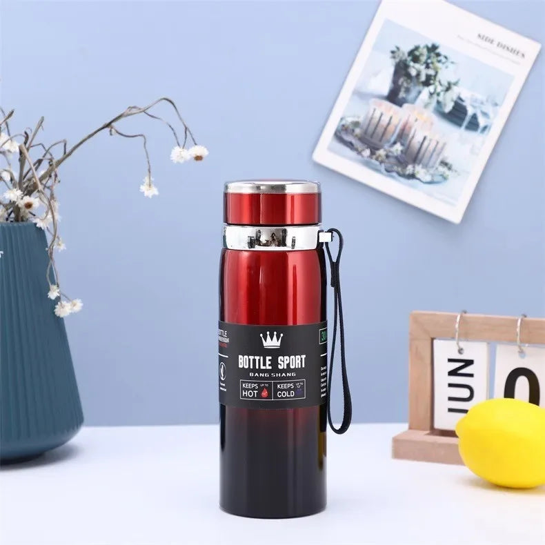 1000ml Stainless Steel Thermal Bottle – Double Wall Vacuum Insulated Leakproof Thermos for Coffee & Tea, Office Travel Flask