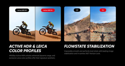 Insta360 Ace Pro 2 – 8K Waterproof Action Camera Co-Engineered with Leica, 1/1.3" Sensor, Dual AI Chip, Superior Low Light Performance