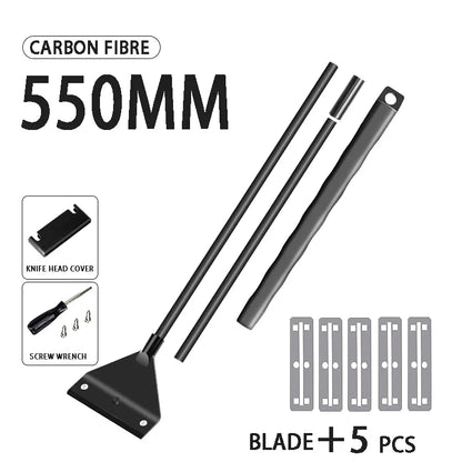 Fish tank cleaning tool Flat sand and algae removal dual-use Glass algae removal scraper with 5 blades Aquarium cleaning tool